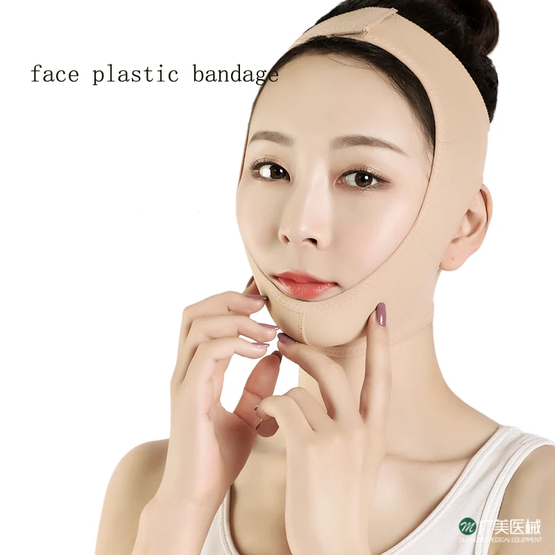 Face-Lift V-Face Artifact Mask Line แกะสลัก Recovery ผ้าพันคอหมวกยกกระชับใบหน้า Shaping ยกกระชับ