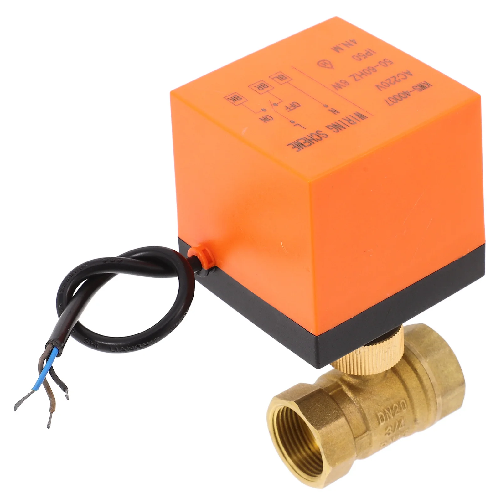 

Motorized Electric Ball Valve 3 4 Npt Dn20 Brass 2 Wire Auto Return Micro Design Fan Coil Unit Control Valve Energy Efficient