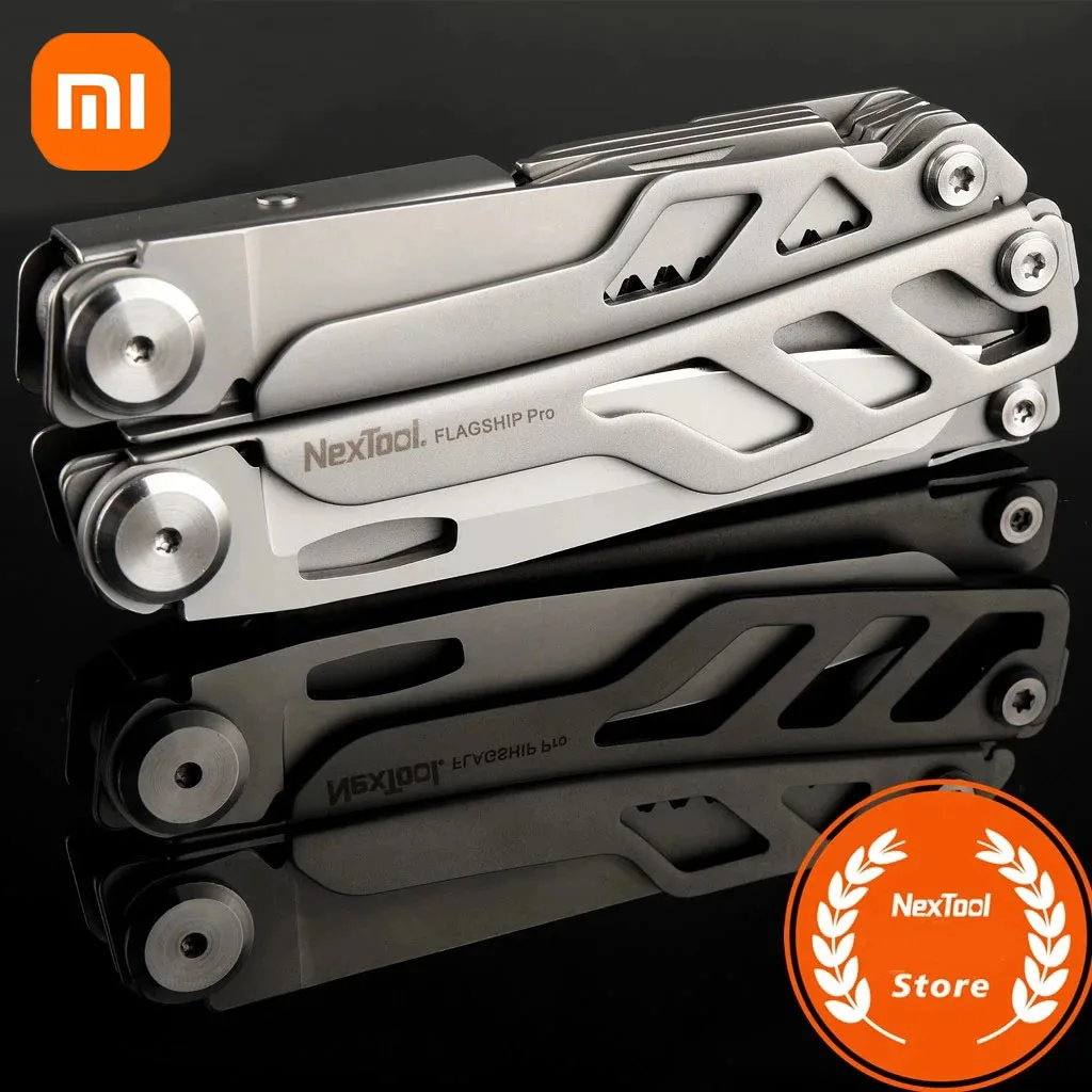 XIAOMI Mijia-herramientas multifuncionales 16 en 1, alicates plegables para ciclismo, tijeras portátiles, abrebotellas, Nextool