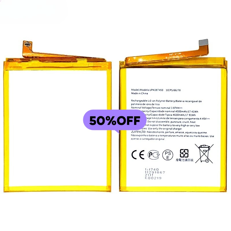 LPN387450 para Nokia XR20/TA-1368/TA-1362 Batería para teléfono de alta calidad y alta capacidad Reemplazo Batería Grado A con herramientas 2