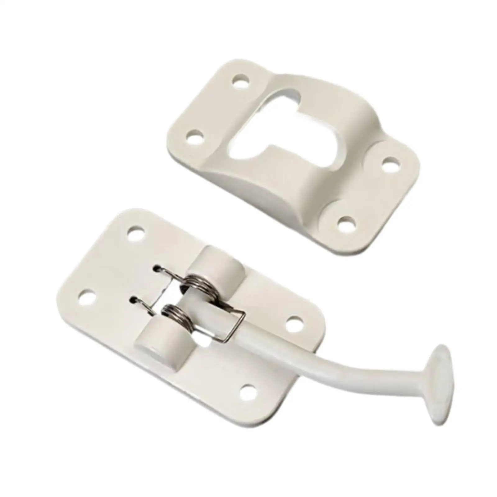 Door Latch Holder Catch Nylon Elbow Design Short Install Distance Universal Replacement for Car Door Trailer Use