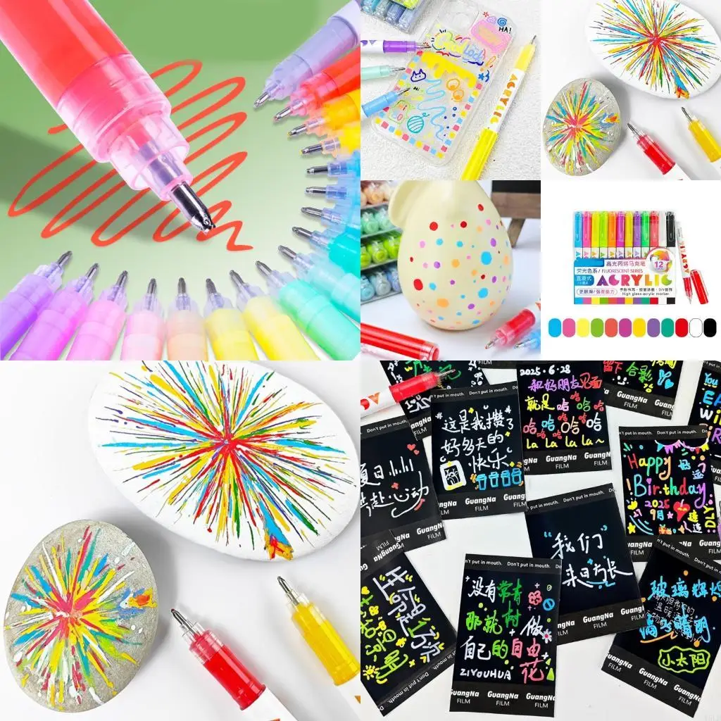 

Маркеры с жидкими чернилами Y5LB Artist, видимые в темноте, для рисования в ночное время