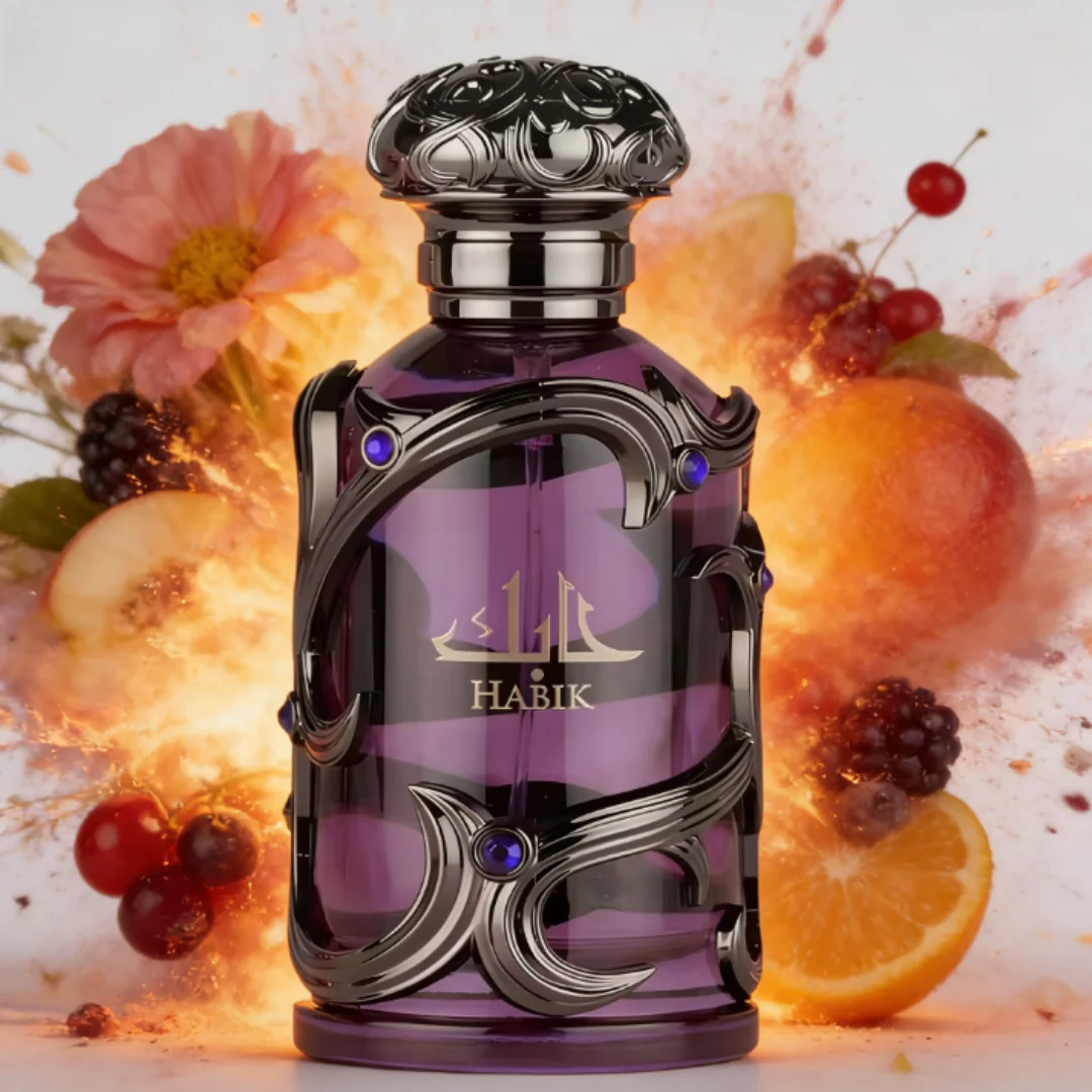 Perfume Árabe Premium de 3.4 Onzas / 100 ml – Eau de Parfum en Spray con Aroma Floral, Frutal, Fresco y Almizclado, Fragancia Unisex de Larga Duración, Ideal para Regalo