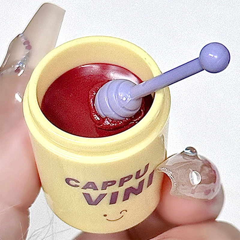 Taza de té de leche para mujer, lápiz labial asequible, labios sólidos, miel, otoño e invierno, hidratante, frijol liso, color arena, estudiante