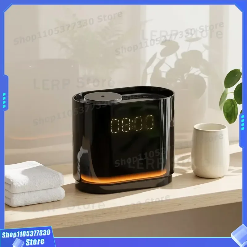 Smart Aroma Diffuser Clock with Color Changing LED Light APP Control Essential Oil Aromatherapy Device for Luxury Home Decor