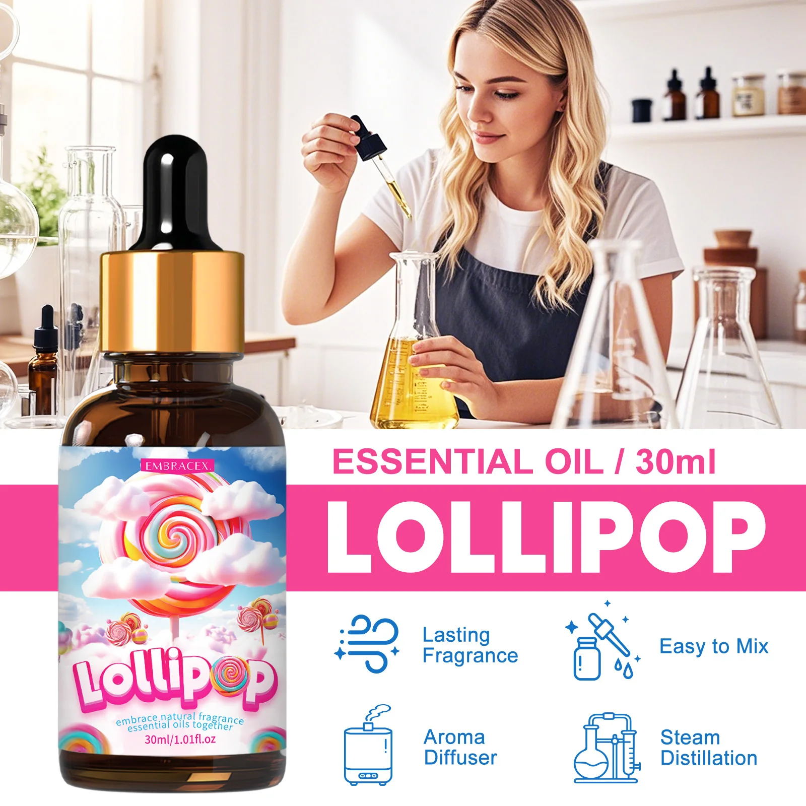 Huiles essentielles Lollipop 3 - Candle Supplies Essential Oils avis et prix