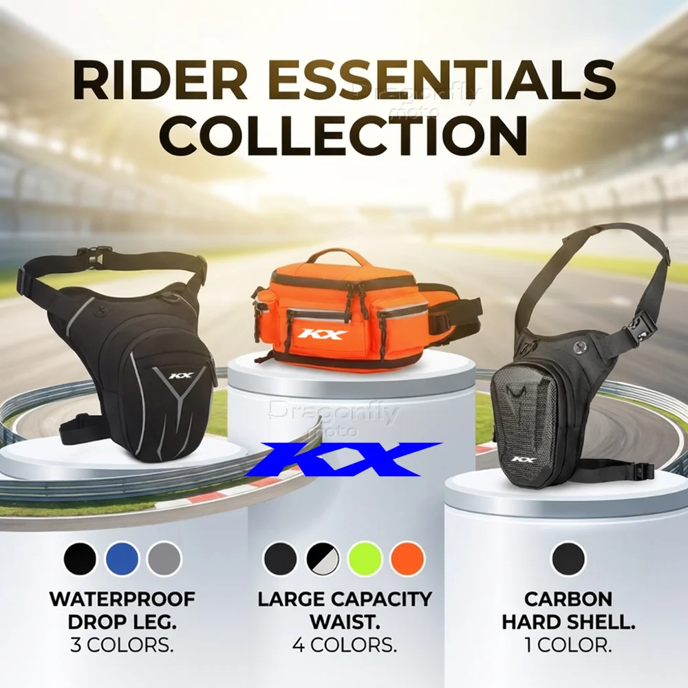 

Водонепроницаемая сумка на ногу для мотоциклов Kawasaki KX65, KX80, KX85, KX125, KX250, KX250F, KX450F, поясная сумка для мотоциклистов, сумка через плечо для велосипедов