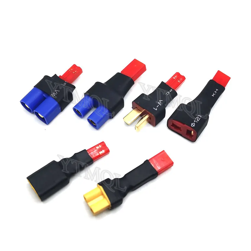 1PCS EC3 EC2 XT60 XT30 JST HXT 3.5mm 4.0MM 4.0 3.5 to T Plug Male Female Adapter Lipo Battery Bullet Deans Wireless Connector