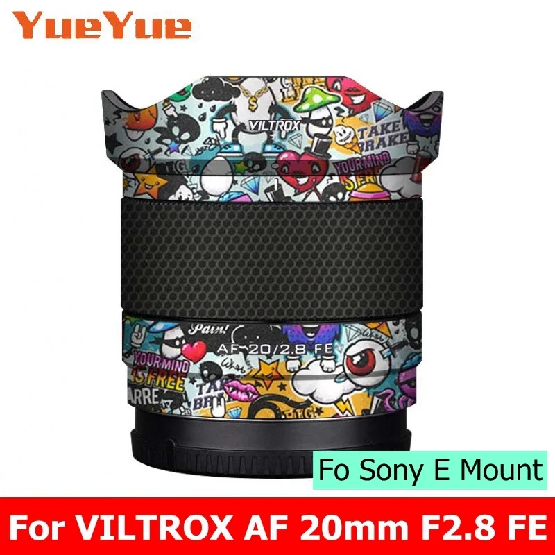 Decal Skin For VILTROX AF 20mm F2.8 FE (Fo Sony E Mount) Camera Lens Sticker Vinyl Wrap Film Coat AF20F2.8FE 20 2.8 F/2.8 AF20