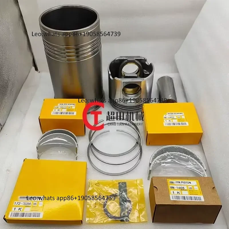Excavator Parts 3406 Engine Full Gasket Kit Piston 1684540 3406 Overhaul Kit Liner Kit 172-3284