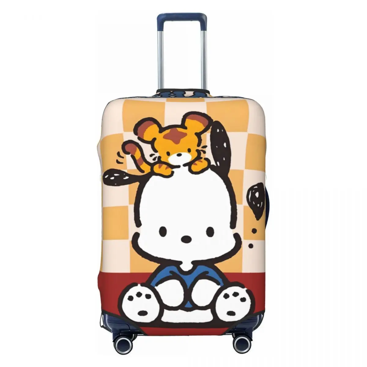 

Custom Pochacco Cute Cartoon Luggage Cover Funny Kawaii Anime Pattern Suitcase Protector Covers Suit For 18-32 inch