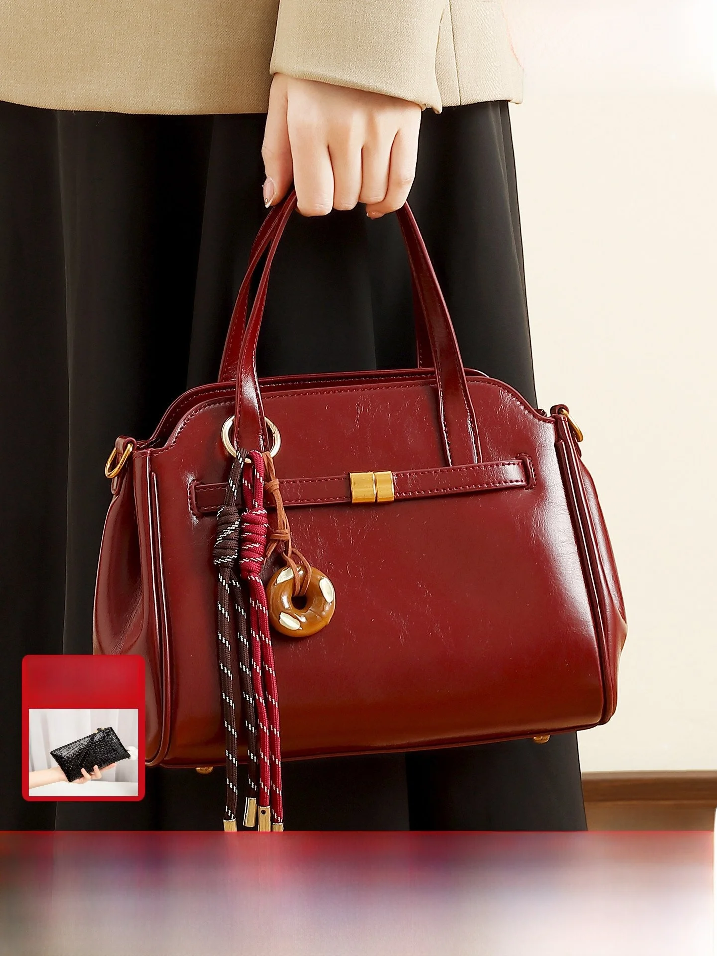 

Красная свадебная сумка, женская новинка 2026, универсальная сумка для невесты, повседневное использование, сумка через плечо, мягкая искусственная кожа, застежка-молния