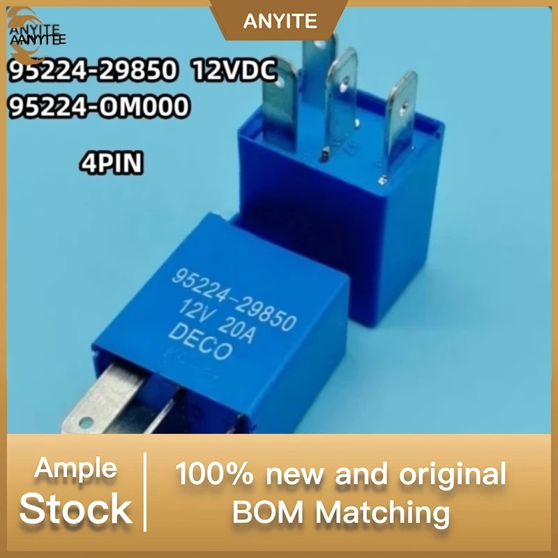5Pcs/LOT  New 95224-29850 12V 95224-OM000   95224 12VDC 4PINS 20A 12VDC