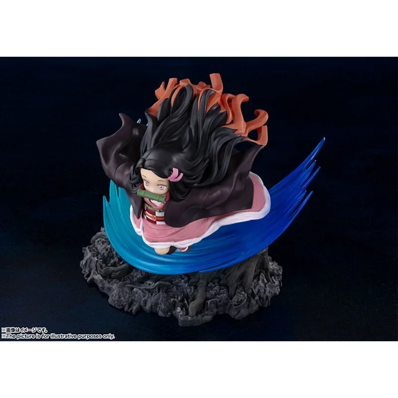Bandai Original Demon Slayer Figurka anime FiguartsZERO Kamado Nezuko Figurka akcji Zabawki dla dzieci Prezent Kolekcjonerskie lalki modelarskie