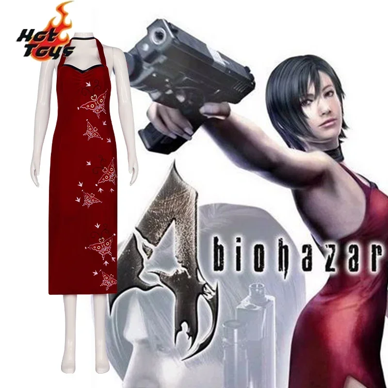 Robe de Cosplay Secret du Service du Film Ada Wong, uniforme d'halloween pour femmes ro