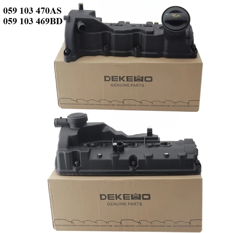 Oil Leak Proof Valve Cover 059103469BD 059103470AS For Audi Q7 VW Touareg 3.0TDI EA837 Engine Cylinder Head Cover Replacement