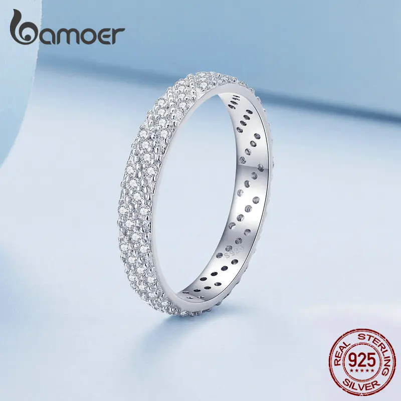 Women's 925 Silver Zircon Ring, Elegant Gift