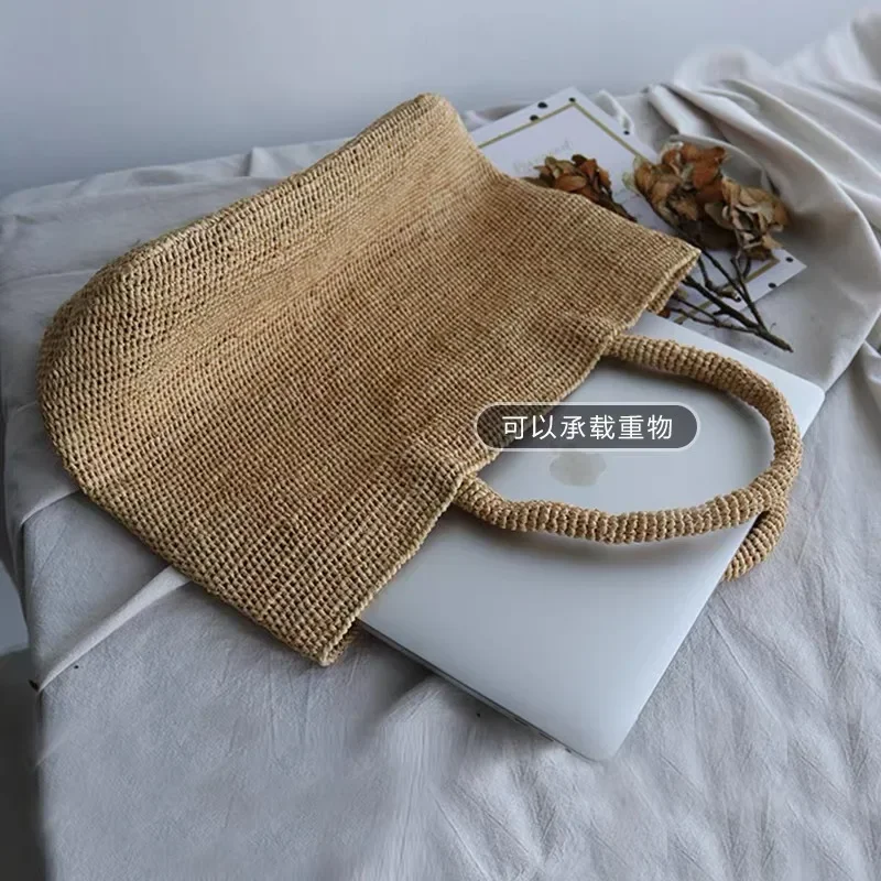 

trend New Summer Bags For Women Luxury Designer Handbag Purse 2025 New To Weave Large Capacity Shoulder Straw Beach Tote bag