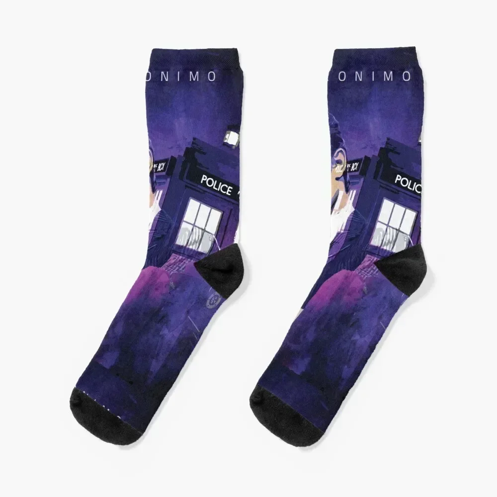 

GERONIMO Socks snow happy cotton Man Socks Women's