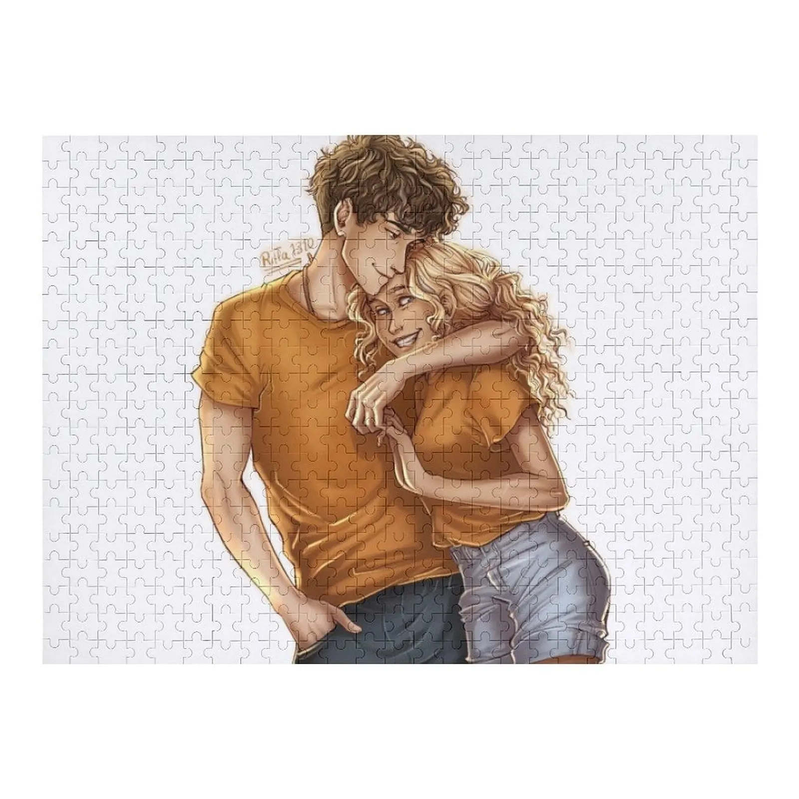 

Percy and Annabeth Jigsaw Puzzle Personalised Wooden Decor Paintings Puzzle