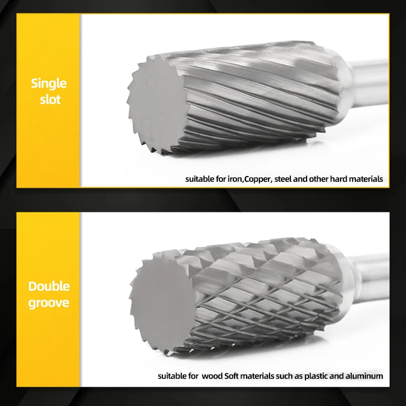 Imagem -05 - Kakarot-cnc Engraving Brocas Rotativas Carbide Rotary Files Cutter Tool Lima Carboneto Haste tipo a A0616m06 mm mm