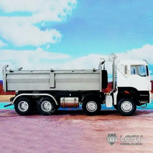 

LESU 1/14 TGS Metal Chassis 8*8 RC Tipper Dumper Truck DIY Model Light Sound Motor ESC Toys Gifts TOUCAN HOBBY TH17915