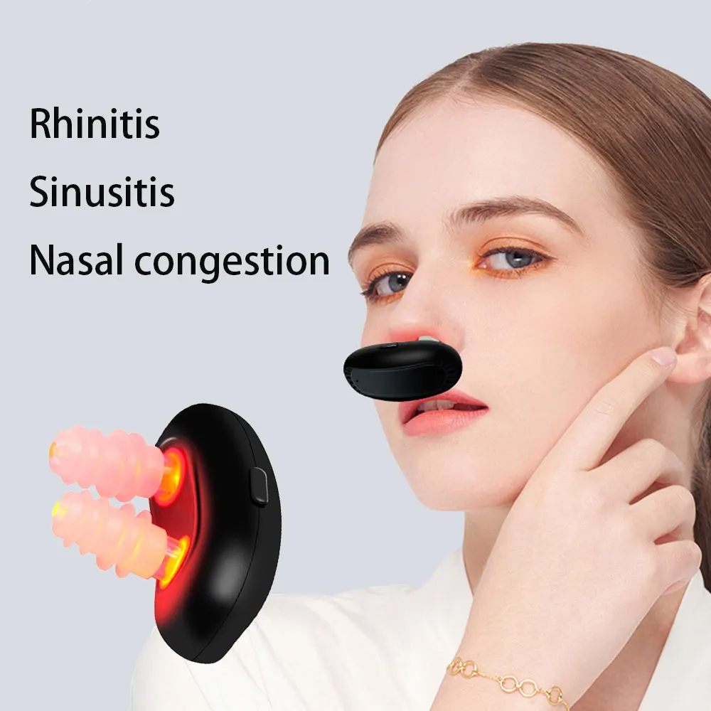 630nm Infrared Laser Allergic Rhinitis Sinusitis Allergy Reliever Treatment Physical therapy Sinusitis Treatment