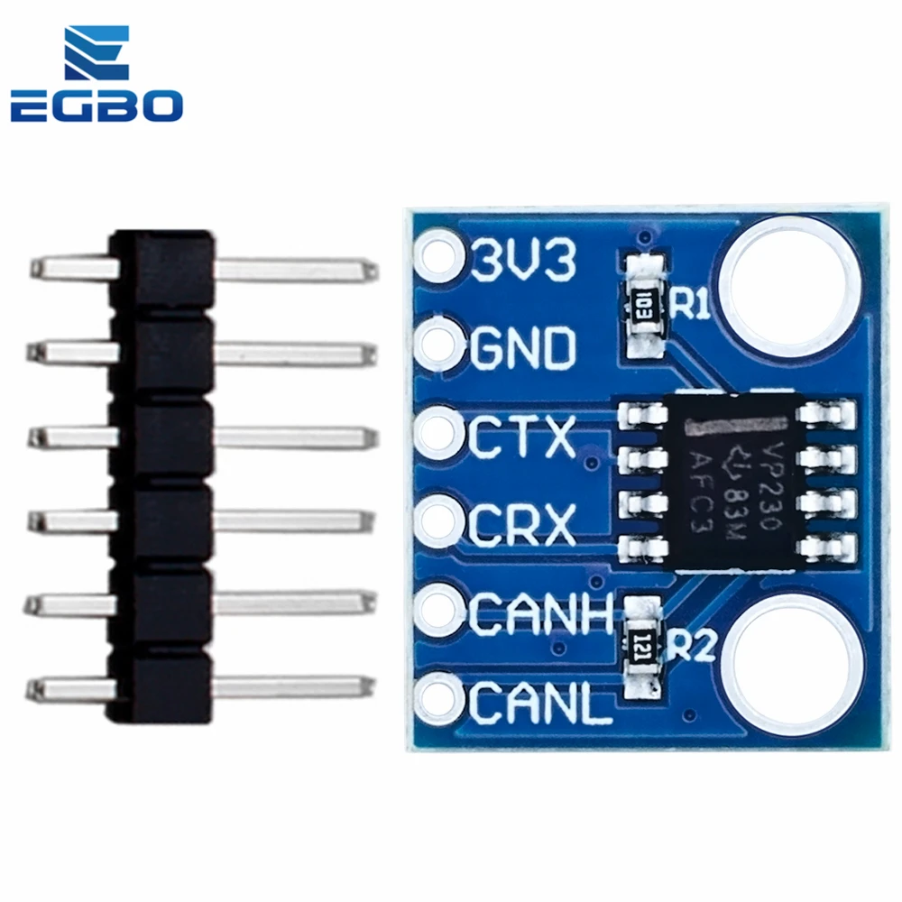 وحدة اتصال بالإرسال والاستقبال بالحافلة لاردوينو ، SN65HVD230 ، 1 5 10