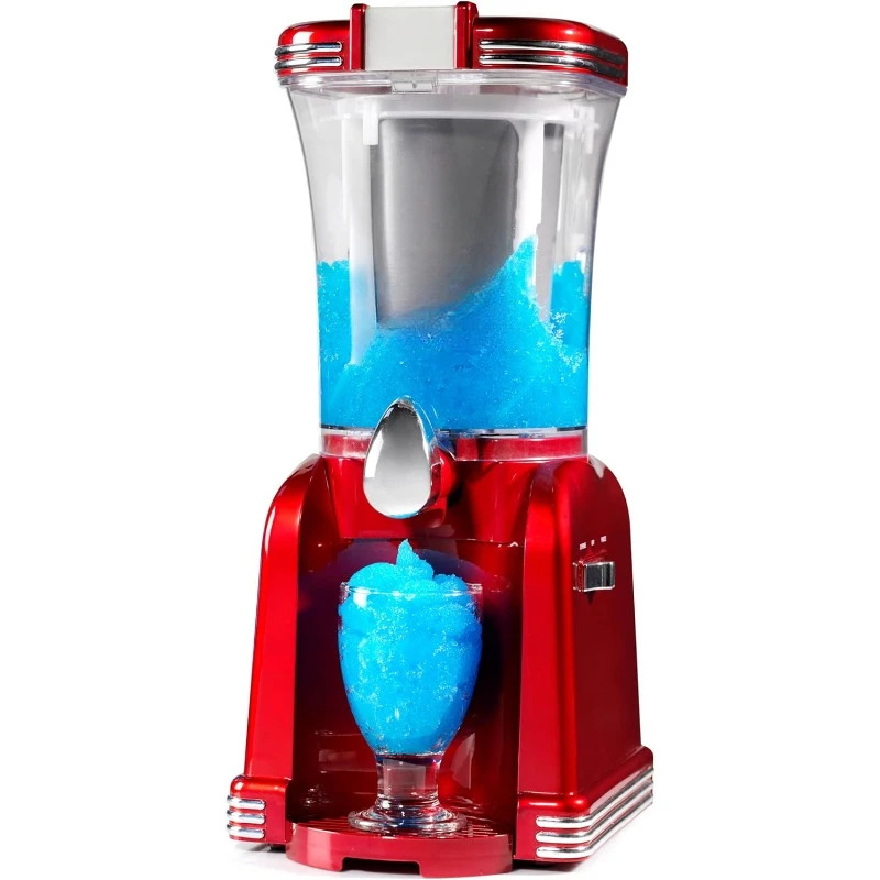 Frozen Drink Maker and Margarita Machine for Home - 32-Ounce Slushy Maker with Stainless Steel Flow Spout