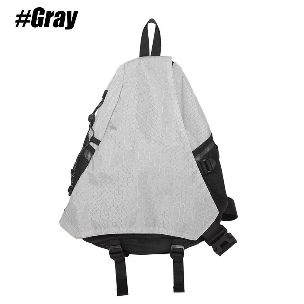 

Waterproof Outdoor Sports Chest Bag Large Capacity Adjustable Nylon Crossbody Bag Chest Pack Japanese Style Men's Shoulder Bag