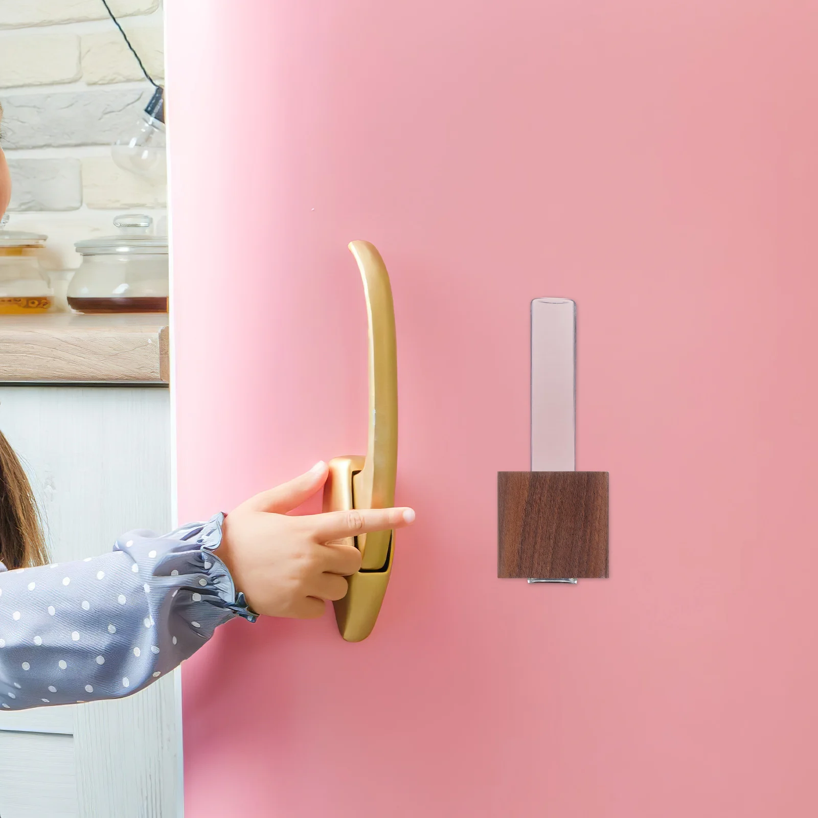 

Magnetic Test Tube Flower Vase Wooden Glass Minimalist Mini Planter Fridge Locker Office Kitchen Decor Mini Flower Vase Planter