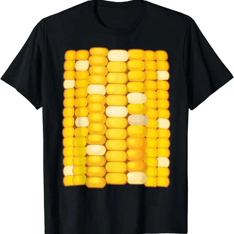 Nuevo disfraz de maíz limitado, camiseta de vestir de comida fresca de Halloween