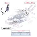 1pcs White 23g 8cm