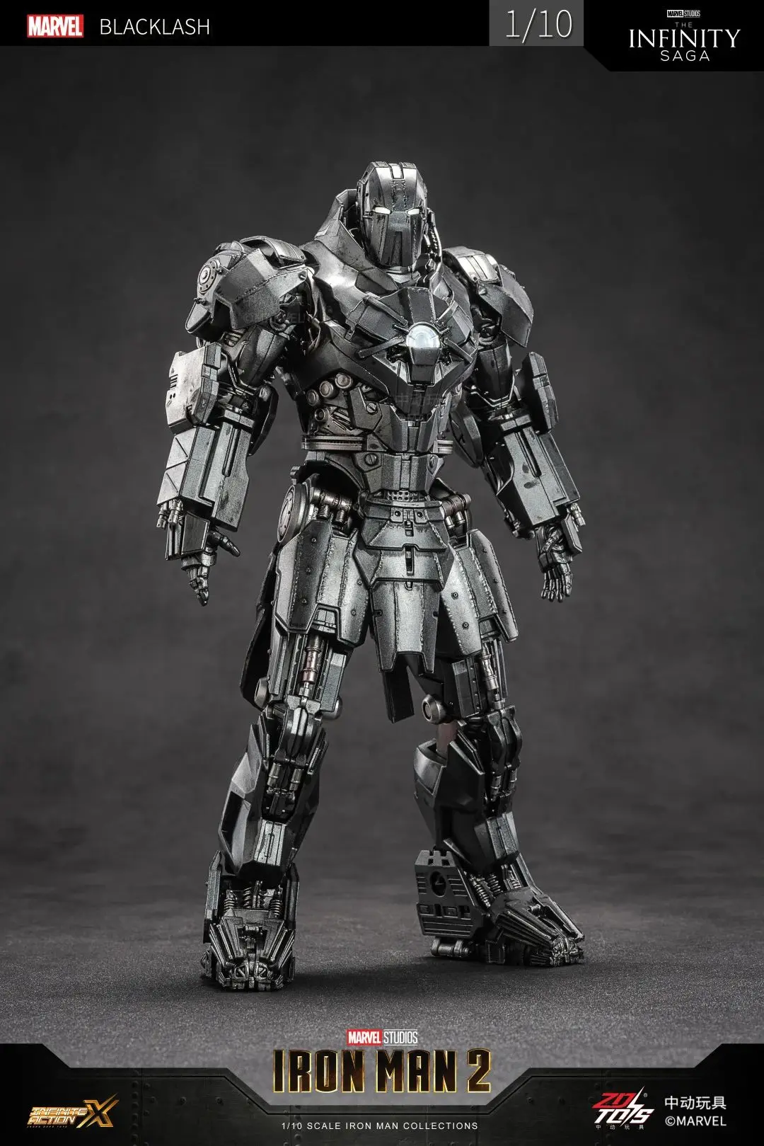 Original ZDTDS Iron Man Tony Stark Whiplash Blacklash Iron Monger MK3 Action Figure Sammlung Film Modell Puppe Spielzeug WEIHNACHTEN Geschenke – Detail 21