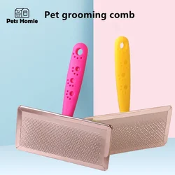 Pet Dog Comb Hair Removal Stainless Stee Knot Grooming Comb Puppy Dog Accessories Brush Needle Comb Dog Supplies Pets Cleaning