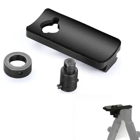 V8 Accessory For Bipod Adapter Mount 20MM Sling Stud Picatinny Rail Guide Base with 3/2-Slots Hunting Men for AR15 AK47 M4 M16