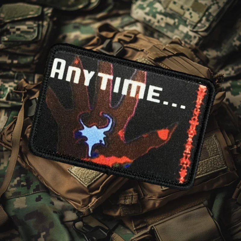 PREDATOR Anytime Parche moral táctico – Gancho y bucle para mochila - imagen 2