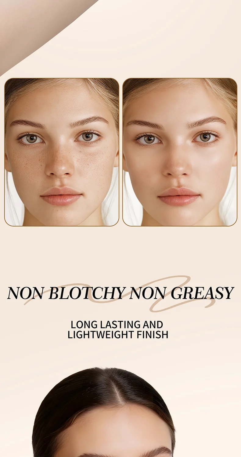 Lightweight Waterproof BB Cream, Long-Lasting Formula, Refreshing and Comfortable, Creating a Natural Makeup Look Sffc9e6a9699c465681a79c5110d00f5bZ