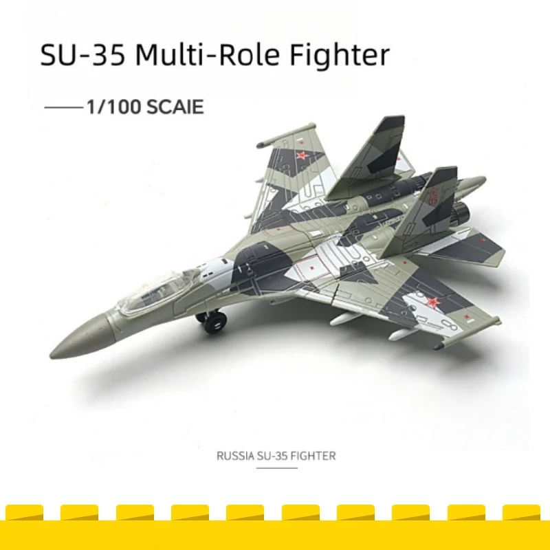 1/100 Military Series Building Blocks Russian Sukhoi Su-35 Multi-Role Fighter Model Flanker-E Jet Toys For Boys Birthday Gifts