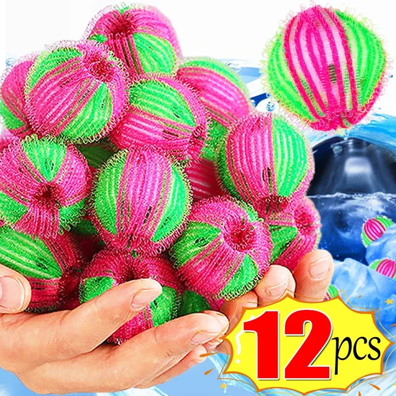 Reusable Washing Machine Hair Filter Floating Pet Cat Hair Catcher Clothes Stain Removal Dirty Collection Cleaning Laundry Balls