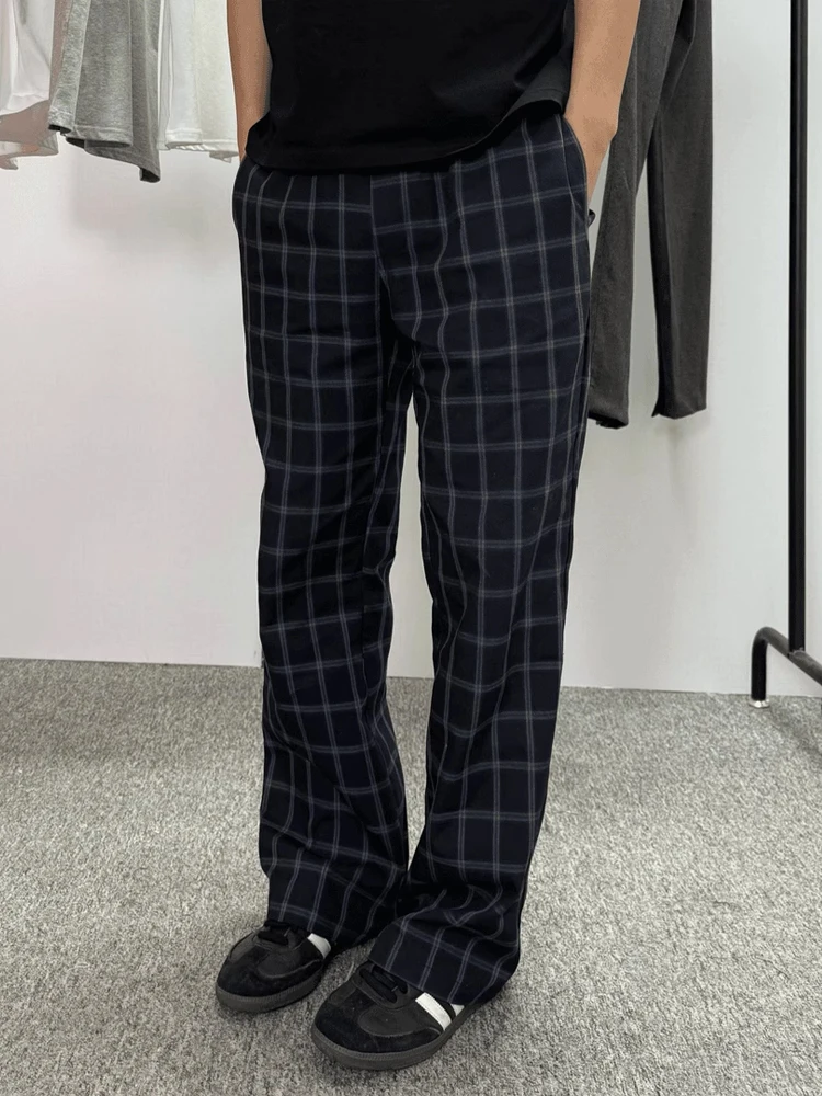 Pantaloni casual a gamba larga retrò da uomo Coltello drappeggiato estivo Pantaloni lunghi casual larghi dritti Bell Bot Traspirante Comodo