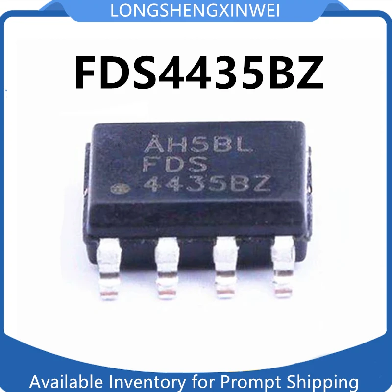 1PCS New FDS4435BZ Original Silk Screen 4435BZ Package: SOP-8 P-channel MOS Field Effect IC in Stock