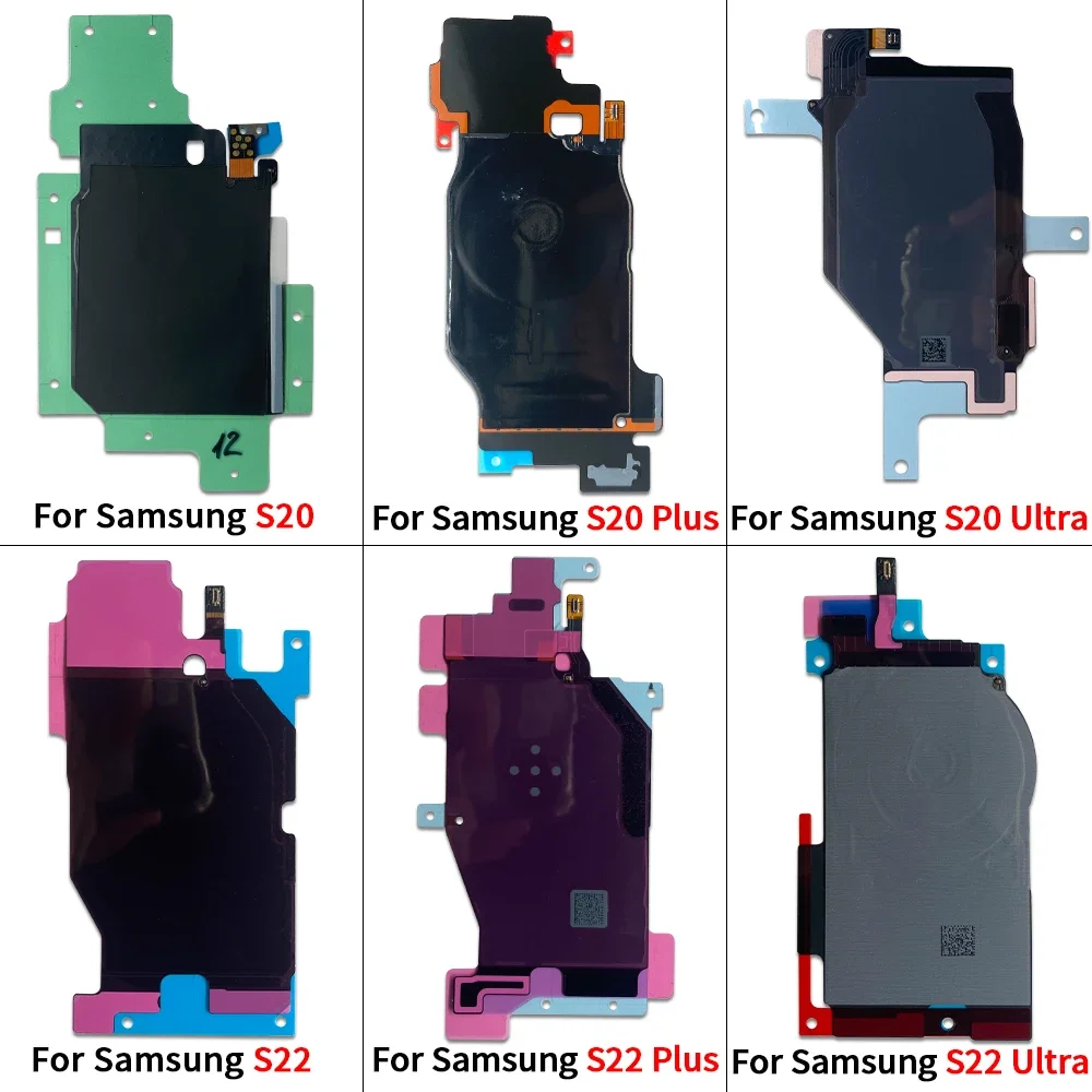 

NEW For Samsung S23 S22 S21 S20 Fe Plus Ultra Wireless Charging Induction Coil NFC Module Flex Cable Repair Parts