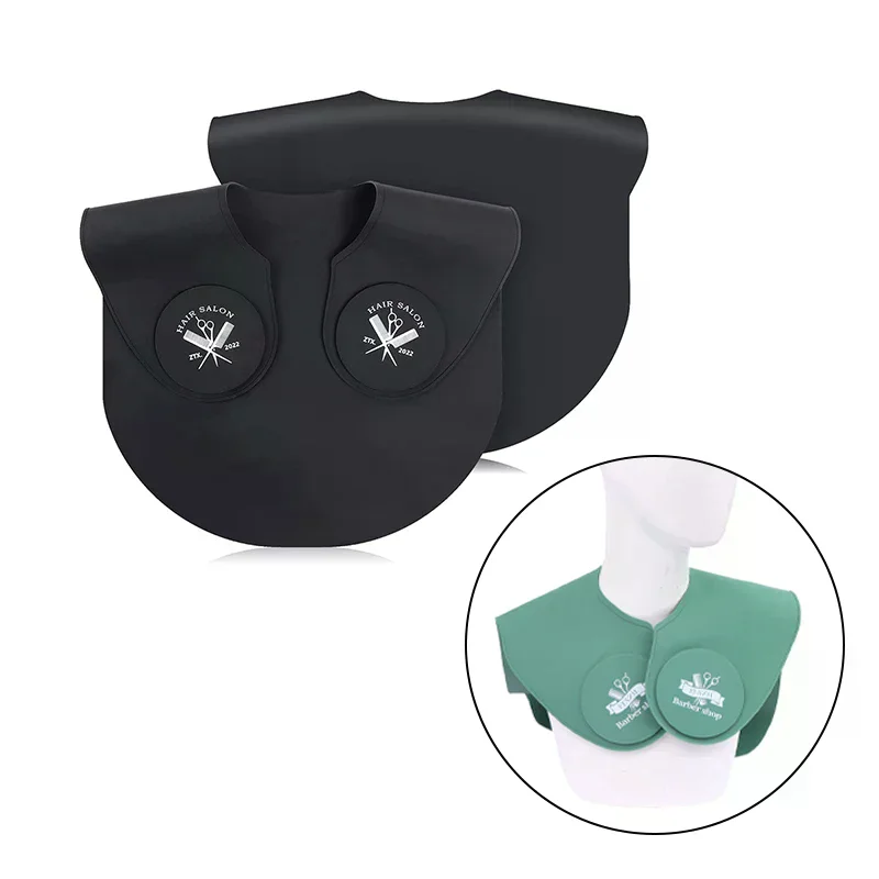 /YOV/Hair Cutting Collar Hair Dyeing Shawls Hairdressing Cape Neck Wrap Guard Haircut Shoulder Pad Scarf Silicone