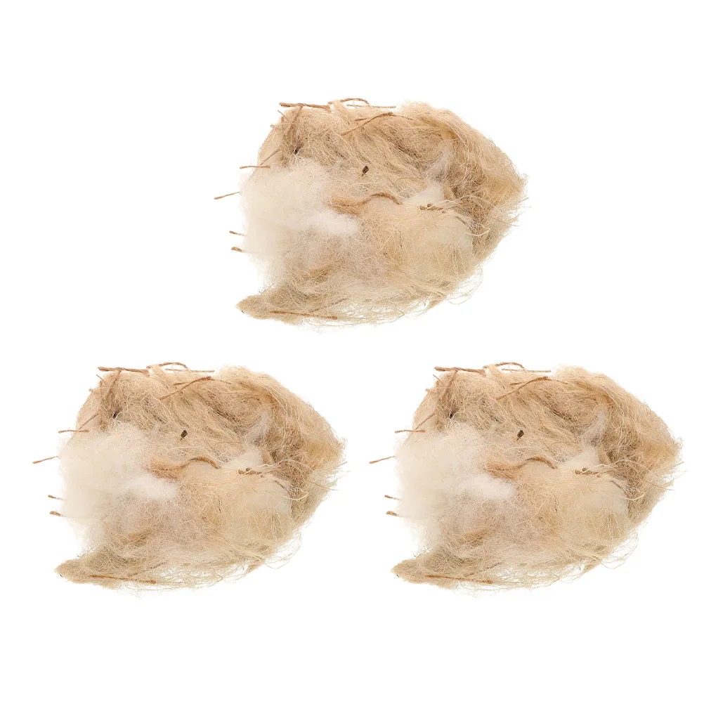 

Natural Jute Bird Nesting Materials Soft Mixed Textures for Finch Canary Hummingbird Parakeet Cage Nest Building