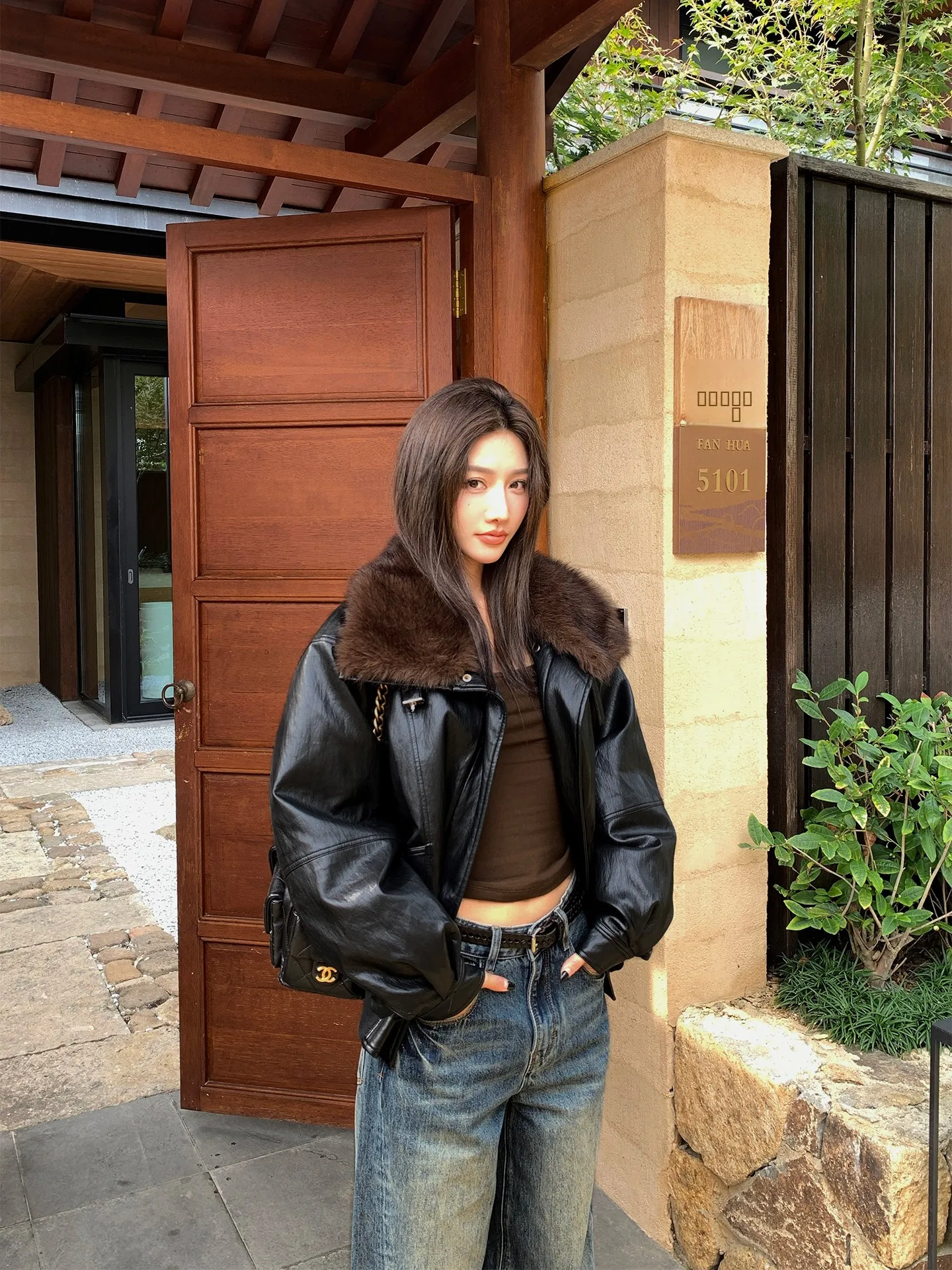 

Съемная белая пуховая куртка из искусственной кожи для женщин, повседневная, свободного кроя, осенне-зимняя, новая модная верхняя одежда