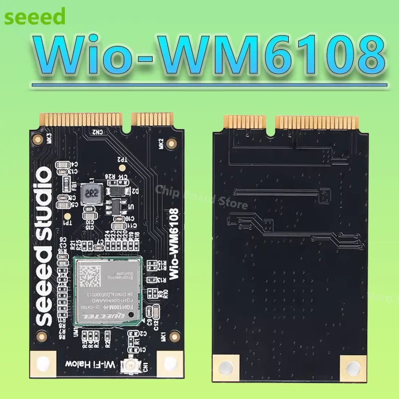 

New Seeed Wio-WM6108 Wi-Fi HaLow mini-PCIe Module, Mini-PCle Form Factor, FGH100M-H, 902-928 MHz, IEEE 802.11ah
