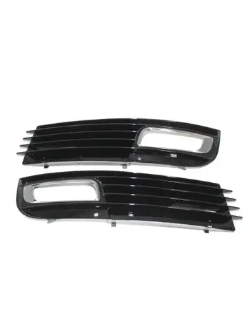 프론트 범퍼 프레임 그릴 하단 그릴 4E0807681AN 4E0807682AN R-AUTO 자동차 안개등 그릴 아우디 A8 D3 2008 2009 2010용 Lyr