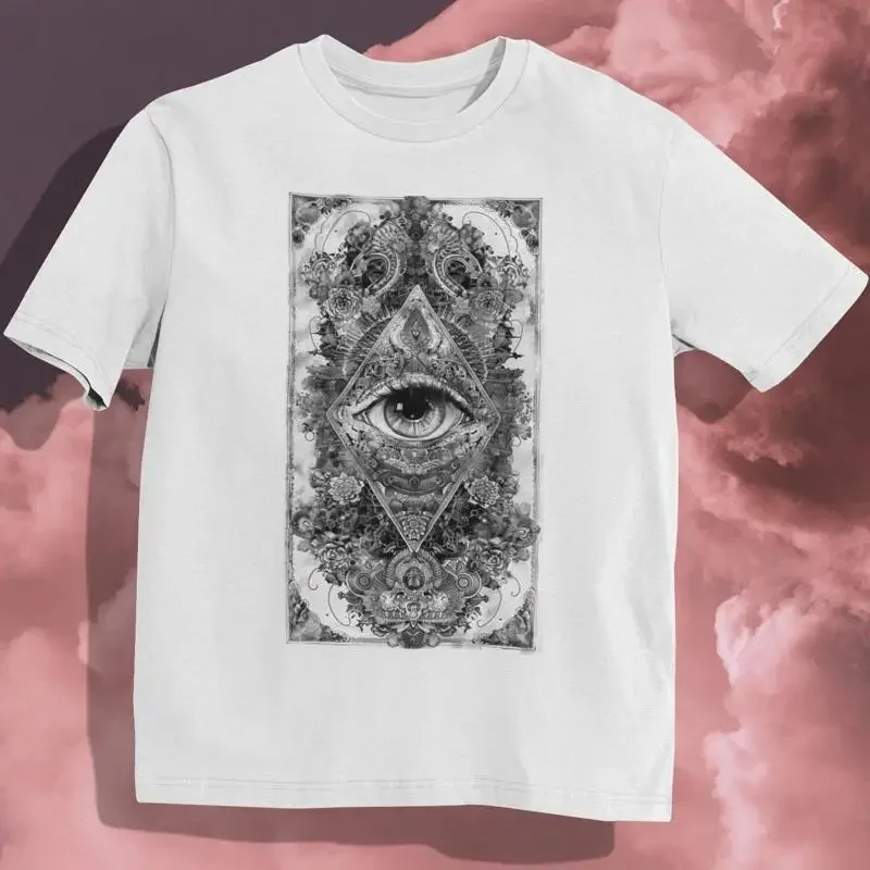 Ornate All Seeing Eye T Shirt Äì Esoteric And Mystical Design For Gothic Symb