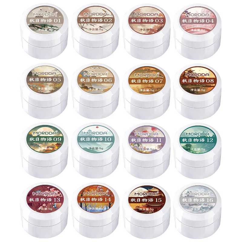 16 cores outono história gato olho esmalte conjunto espelho luar porcelana branco olho de gato gel embeber fora uv led gel magnético polonês